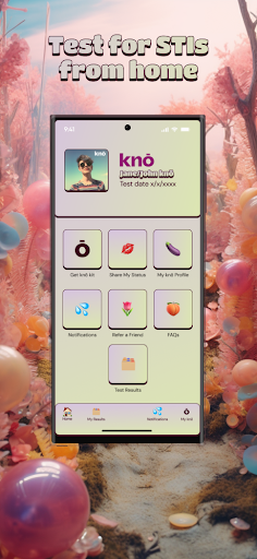 Android application knō - Test. Verify. Share. screenshort