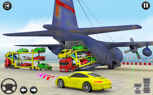 Crazy Car Transport Truck Game Varies with device APK screenshots 1