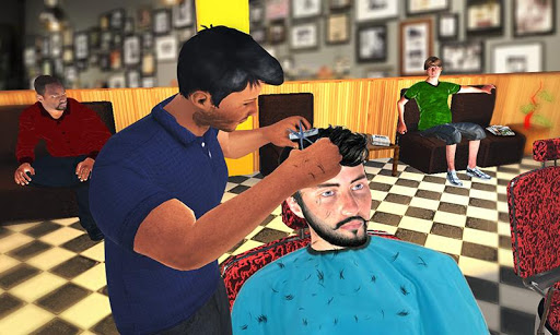 Barber Shop Hair Salon Cut Hair Cutting Games 3D 2.4 screenshots 2