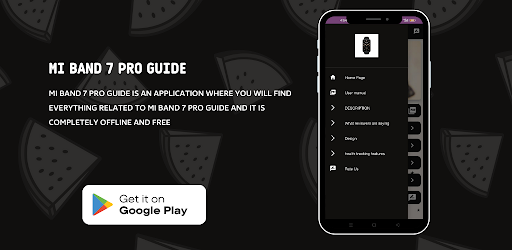Android application Mi band 7 Pro Guide screenshort