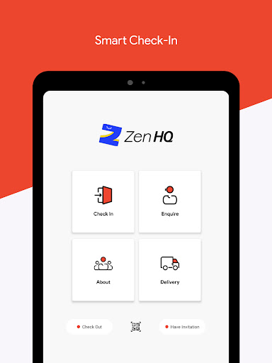 Android application Zen HQ Visitor Management screenshort