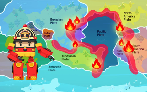 Screenshot of Robocar Poli Earthquake Safety