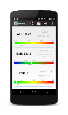 WHR Meter -  BMI, WHR, CVDのおすすめ画像1