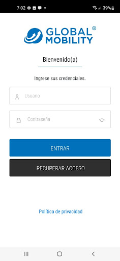 Android application GM Passenger screenshort