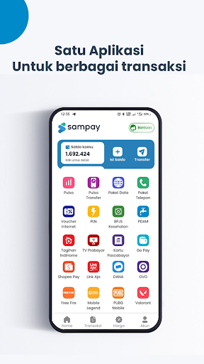 Android application Sampay screenshort