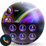 Neon Abstract Phone Dial Theme icon