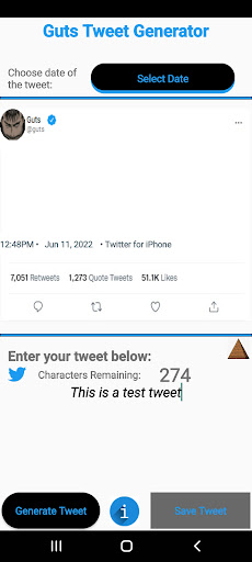 Guts Tweet Generator