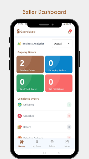 SkarduApp Seller Screen 2
