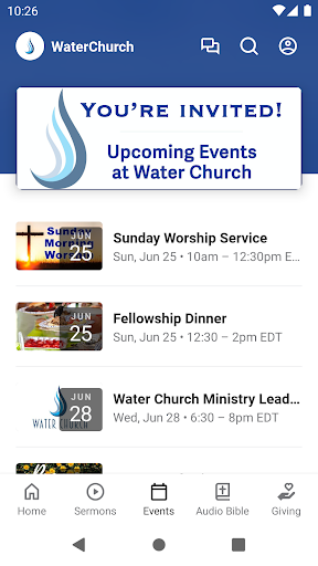 Water Church Screen 3