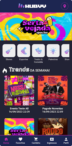 Android application Hubyy screenshort
