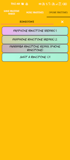 Ready Made Ringtone Screen 3