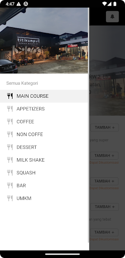 Android application TITIKUMPUL screenshort