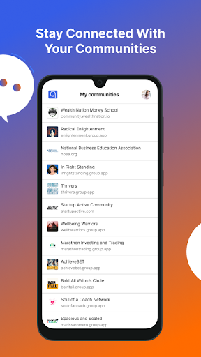 GroupApp Communities Screen 2