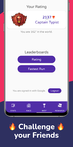 Type Race - The Typing Game Mod Mở Khóa VIP