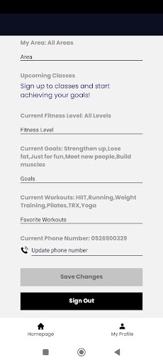 FitNow TLV Screen 3
