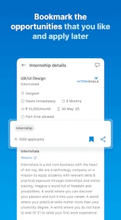Internshala: Internship and fresher job search app 6.02.00 screenshots 6