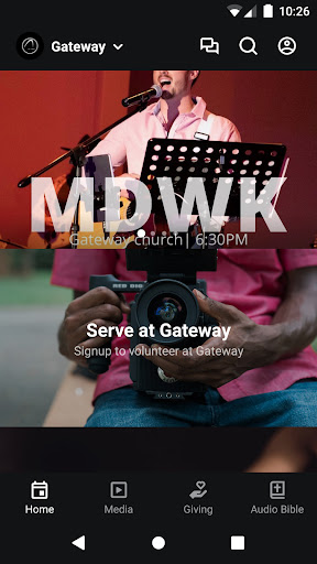 Android application Gateway Church Russellville screenshort