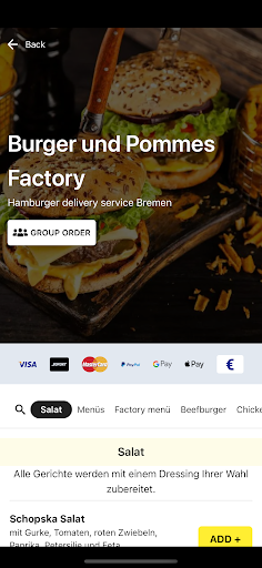 Burger und Pommes Factory Screen 2