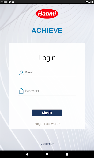 Android application ACHIEVE Site App screenshort