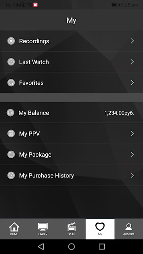 Android application ZALA yasna screenshort