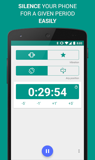 Android application Simple Silent Timer screenshort