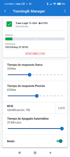 Translogik Manager Screen 2