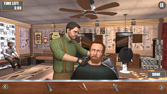 Barber Shop Hair Cutting Game v1.0 MOD APK (Free Shopping) Free For Android 5