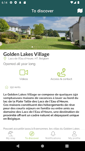 Android application Golden Lakes screenshort