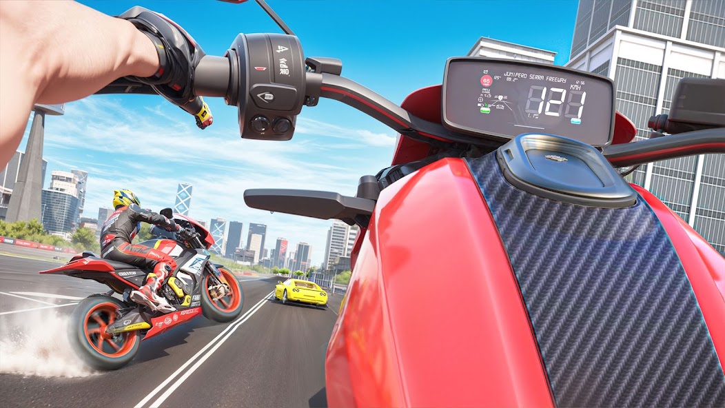 Moto Bike Rider Traffic Racing 1.3 APK + Mod (Unlimited money) for Android