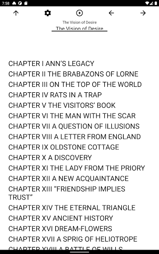 Book, The Vision of Desire Screen 3