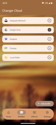 Changer Cloud Screen 2