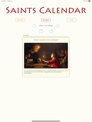 Catholic Saints Calendar Plus screenshot 12