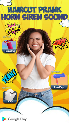 Haircut Prank -Air Horn and Fart