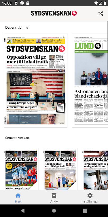 Sydsvenskan E-tidning - 11.17.0 - (Android)