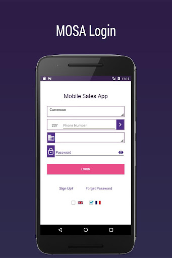 MOSA PRO - MObile Sales App Screen 2