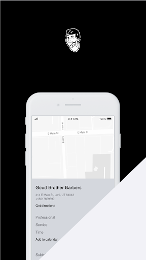 Android application Good Brother Barbers screenshort