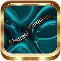 Abstract Turquoise Go Launcher