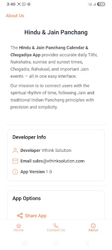 Panchang Calendar and Chogadiya