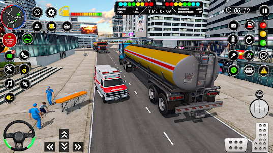Oil Truck Games: Truck Driving