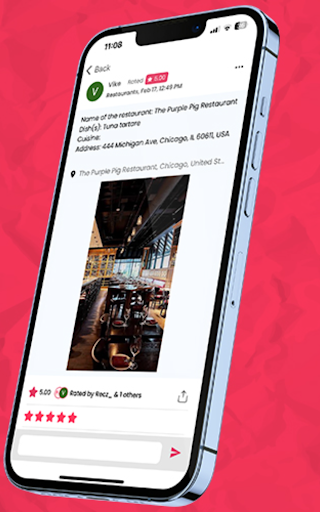 Screenshot of Recz-Social Recommendation App