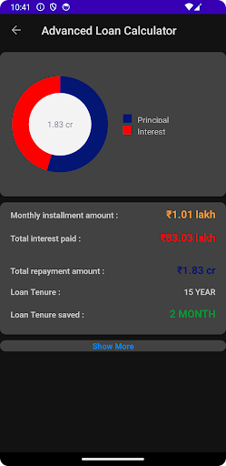 Financial Calculator(All in 1) Screen 3