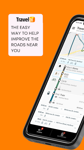 Android application MyWays Automatic Travel Survey screenshort