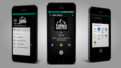 Android application RADIOFOLKPERU screenshort