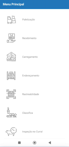 Android application Apis Coletores screenshort