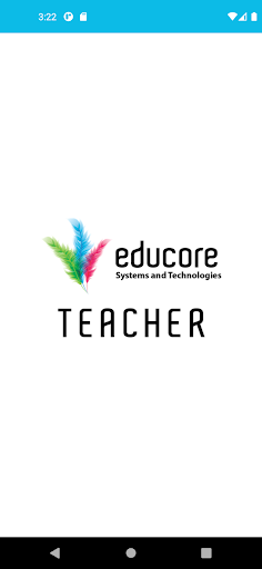 Android application EducoreTeacher screenshort