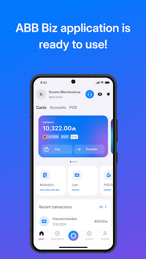 Android application ABB Biz screenshort