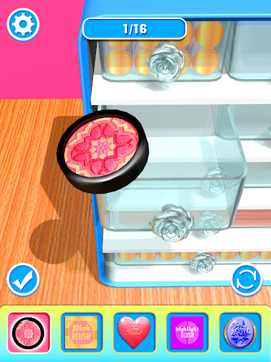 Android application Makeup Organizing: Girl Games screenshort