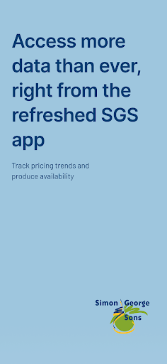 Android application Simon George & Sons screenshort