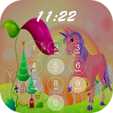 pink Unicorn kika lock screen icon