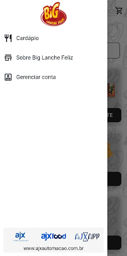 Android application Big Lanche Feliz screenshort